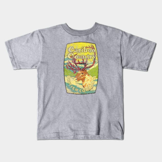 Cariboo Country British Columbia Vintage Kids T-Shirt by Hilda74